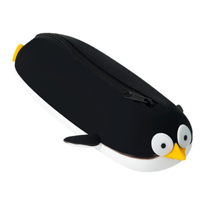 可爱企鹅造型笔袋大容量