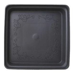 正方形花盆托盘塑料底托加厚接水盘花盆垫底座花盒底树脂四方花盘
