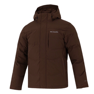 哥伦比亚男装户外金点热能保暖连帽羽绒服男士夹克运动外套XE3760