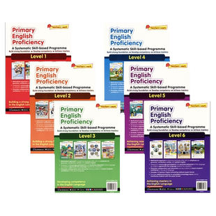 SAP 新加坡小学英语综合练习册 Primary English Proficiency 1-6年级 语法词汇阅读教辅 STELLAR教学法 从基础到精通 英文原版