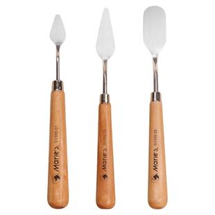 马利油画刮刀美术水粉丙烯颜料调色刀油画刀美术生用铲刀套装油画棒专用肌理刀画画工具材料软性中性平刮画刀