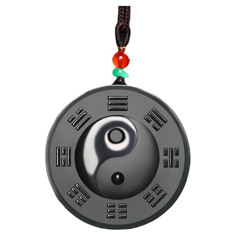 八卦玉坠新疆和田玉太极双面