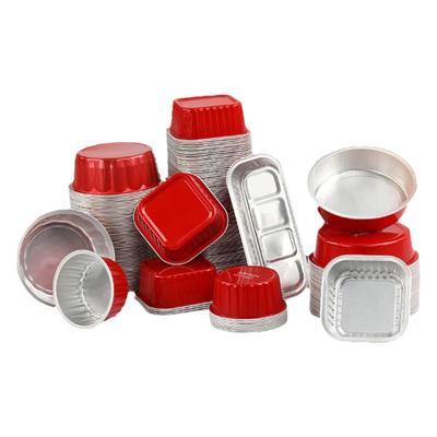 空气炸锅锡纸碗铝箔蛋糕布丁模具