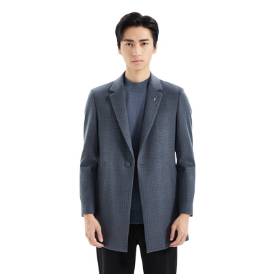 【肌理格纹】利郎男装毛呢外套2025冬季新款休闲保暖茄克Q3DYR514