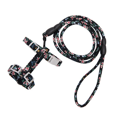 外出专用遛猫防挣脱可调节牵引绳