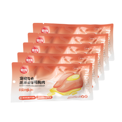 吃出漂亮狗狗美毛清火鱼油鸭胸肉