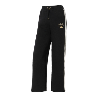 阿迪达斯NYR WIDE KN PNT挺阔加厚针织高腰宽松运动裤子阔腿裤