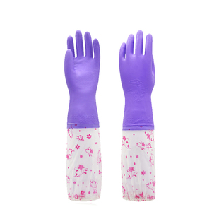 东亚家用保暖手套家务厨房洗碗防水产清洗车冷库保洁加厚加绒手套