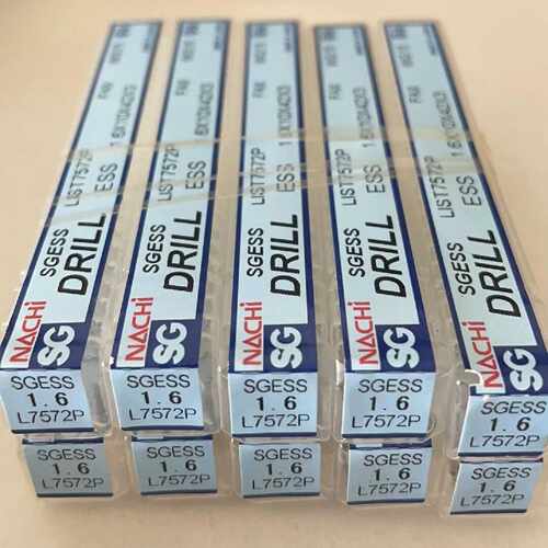 议价不二越LIST7572P系列 涂层粉末高速钢定柄钻头 1.6
