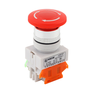 蘑菇头带自锁紧急急停按钮急停开关LAY37 LAY7 PBC Y090-11ZS按钮