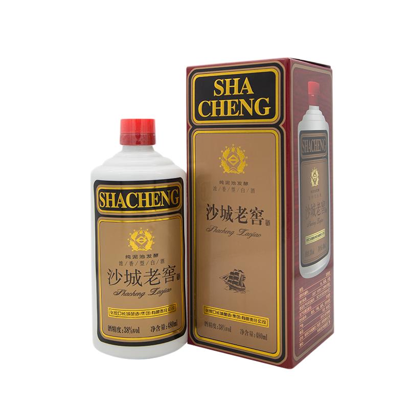 沙城老窖低沙北派浓香型白酒纯粮食高粱酒张家口名酒480ml