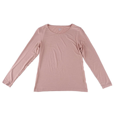 NGG超薄桑蚕丝女士秋衣8812