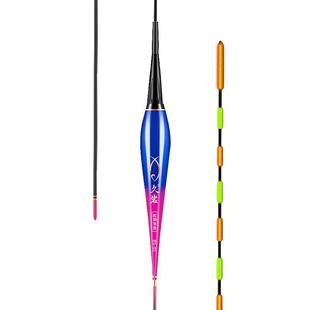 久岩夜光漂鱼漂咬钩变色高灵敏爆闪日夜两用浮漂鲫鱼漂电子漂超浮