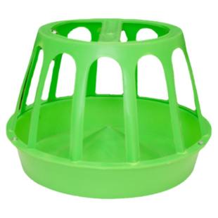 家禽养殖用料槽大鸡食槽熟胶圆形小鸡喂食槽养鸡喂鸡用自动饮水器