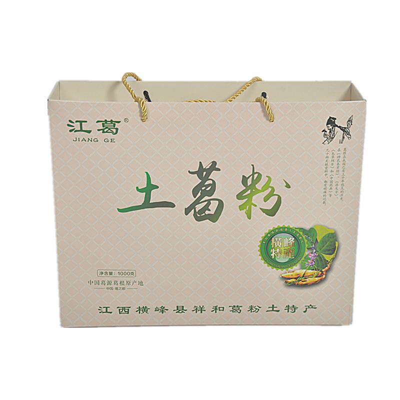 葛根粉江西横峰江葛牌土葛粉颗粒1000克礼盒装配方葛粉