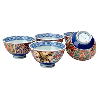 美浓烧有田窑入套古伊萬禮盒碗