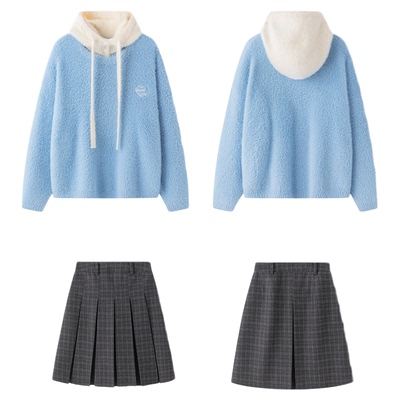 东京岁时记秋冬百褶复古半身裙