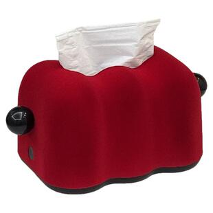 喜庆高级感红色纸巾盒创意家用茶几弹簧纸抽盒卧室床头桌面收纳盒