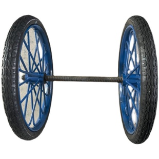 加厚钢筋斗车轮板车车轮架子车胎工地推拉架子车轴承环卫车充气轮