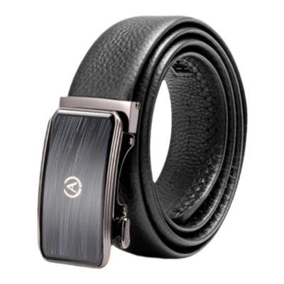 奥康男真皮合金自动扣皮带腰带潮