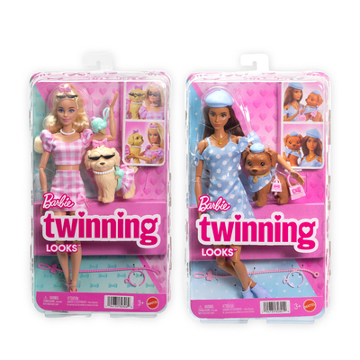【新品】芭比娃娃Barbie绒绒好时光系列之活力贵宾犬女孩玩具送礼