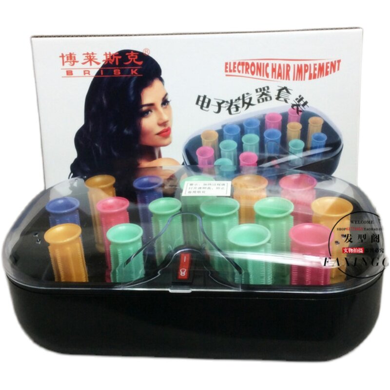 博莱斯克JF-1088陶瓷不伤发卷发筒烫发 电子卷发器梨花卷发棒包邮