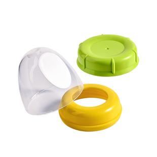 适用贝亲奶瓶盖奶瓶配件帽盖子储奶盖第三代宽口径奶嘴螺旋密封盖