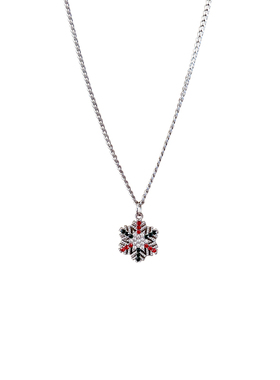 日韩雪花项链2026新款卫衣链