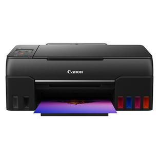 佳能G680彩色照片打印机六色墨仓式连供复印一体机学生用g580手机无线家用小型A4扫描6色喷墨办公彩印机g3800