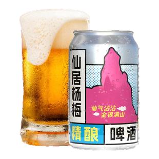 神仙大农仙居杨梅啤酒全麦精酿原麦汁330ml*12瓶整箱装麦芽鲜啤