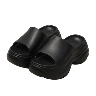 名创优品厚底拖鞋女款2026新款外穿8cm增高家居沙滩鞋一字凉拖鞋