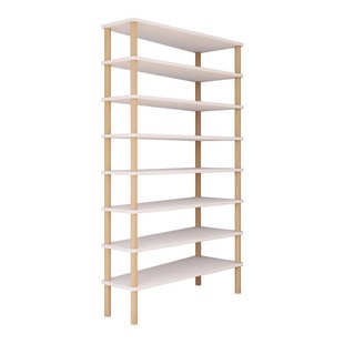 梯形家庭鞋架 四口之家多层家用门后大容量门口鞋柜省空间置物架