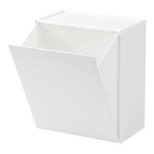 玄关口罩纸巾小型收纳盒壁挂免打孔家用化妆品小物件翻盖储物盒子