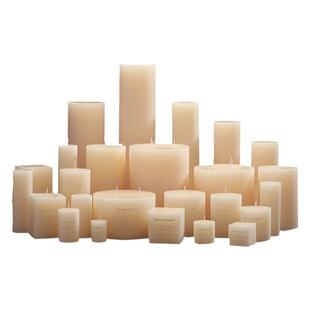 圆柱蜡烛无烟无味婚庆生日浪漫情调装饰摆件酒店教堂烛光西餐家用