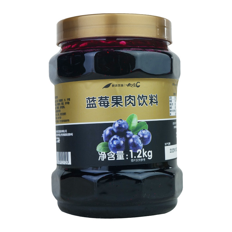 鲜活蓝莓水果茶浓浆1.2kg