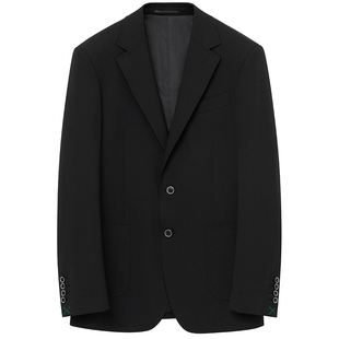 JDV男装春秋新品商场同款黑色西装单排扣正装西服外套SMM4027