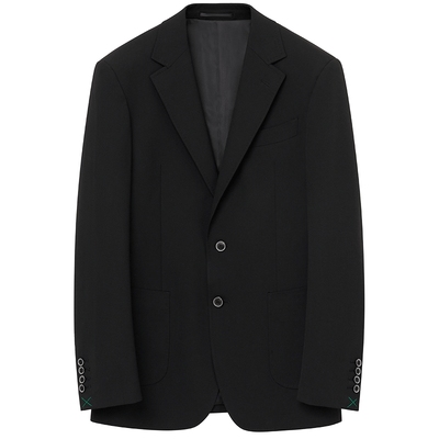 JDV商场同款黑色平驳领正装西装