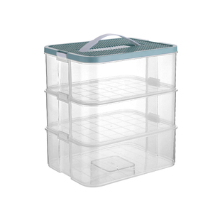 适用于乐高积木收纳盒小颗粒零件多层分格分类收纳箱儿童玩具整理