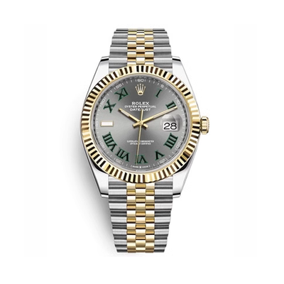 Rolex劳力士日志型绿罗18K黄金自动机械男表m126333-0020