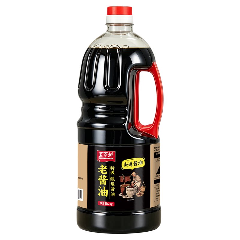 匠萃鲜特级0添加酿造酱油2kg