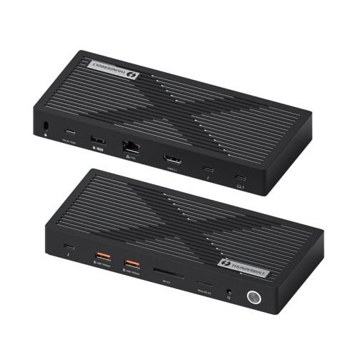 海备思雷电4扩展坞USB4拓展坞thunderbolt4笔记本电脑typec三屏异显hub多功能适用MacBook显卡转接口转换器