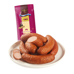 哈尔滨儿童红肠 秋林食品公司伊雅儿童肠 无肥肉丁花椒香开袋即食