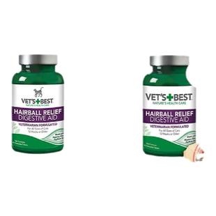 大菠萝vet's best绿十字化毛球片60粒猫草锭猫草片关节泌尿营养膏