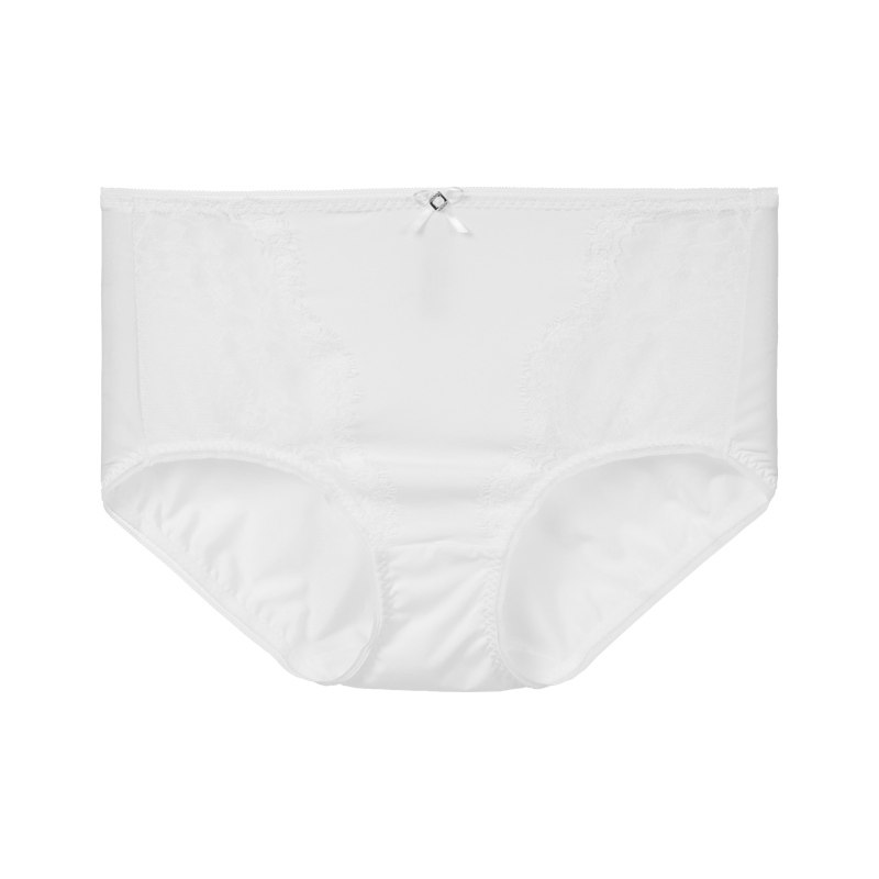 安莉芳旗下E-BRA专柜新品拼接蕾丝性感中腰三角裤女士内裤K300312