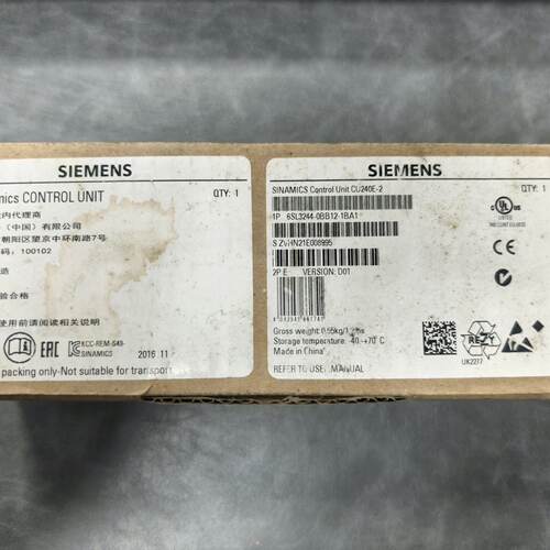 溢价-6SL3244-0BB12-1BA1 SINAMICS控制单