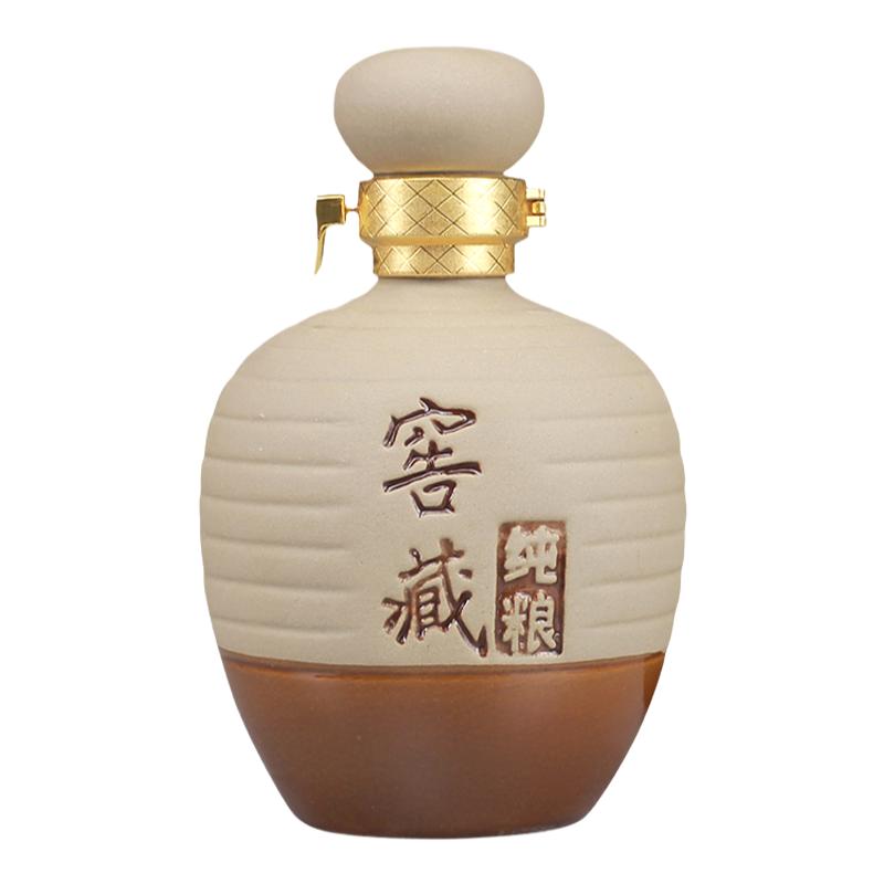 装酒专用5斤陶瓷空酒瓶酒罐酒坛 白酒瓶子空瓶高档2包装全套1密封