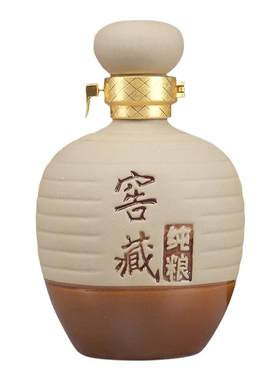 密封陶瓷空酒瓶可搭配酒盒