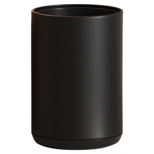 黑色垃圾桶家用客厅轻奢高档无盖高颜值酒店厨房卧室意式极简风