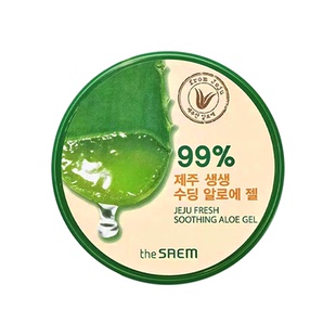 芦荟胶鼻祖~韩国The Saem得鲜芦荟胶300ml补水舒缓晒后呵护面膜