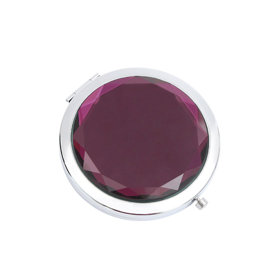 包邮便携折叠随身水晶化妆镜